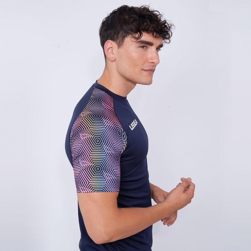 Femei Running Tricou 100% poliester respirabil roz-neon