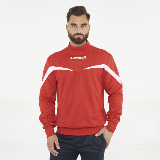 Homme Course Veste Calcutta 100% Polyester Rouge-Blanc