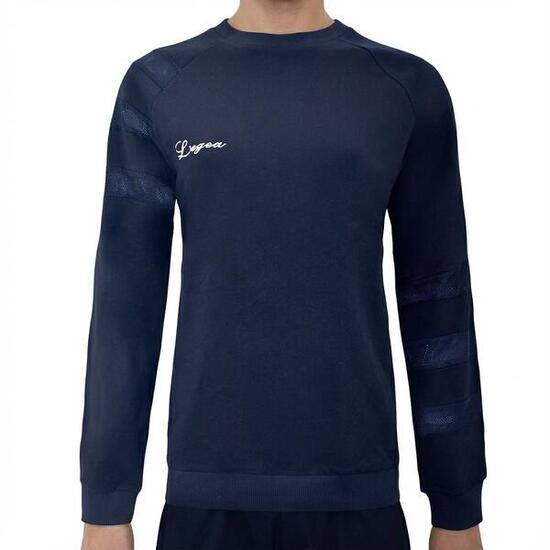 Sweat à capuche d'entraînement ASAI en coton bleu