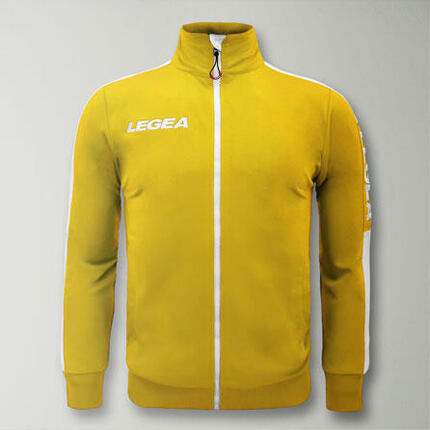 Jongens Hardloopjack California Geel-Wit