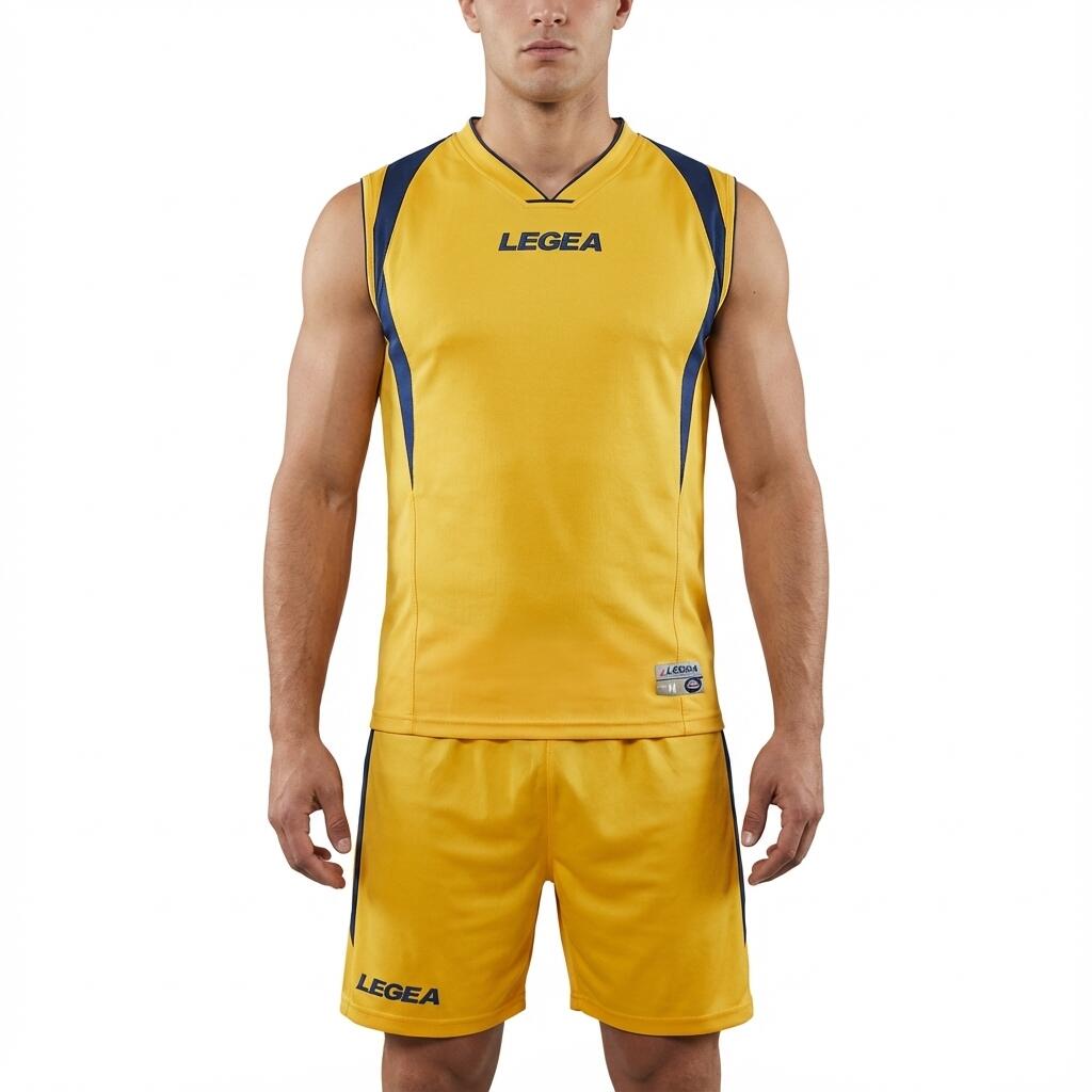 Men's Football Training Kit Yellow-Blue