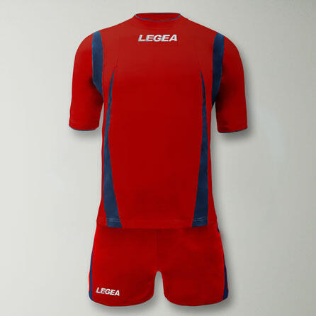 Trainingsfußballset Herren rot-blau 2/4