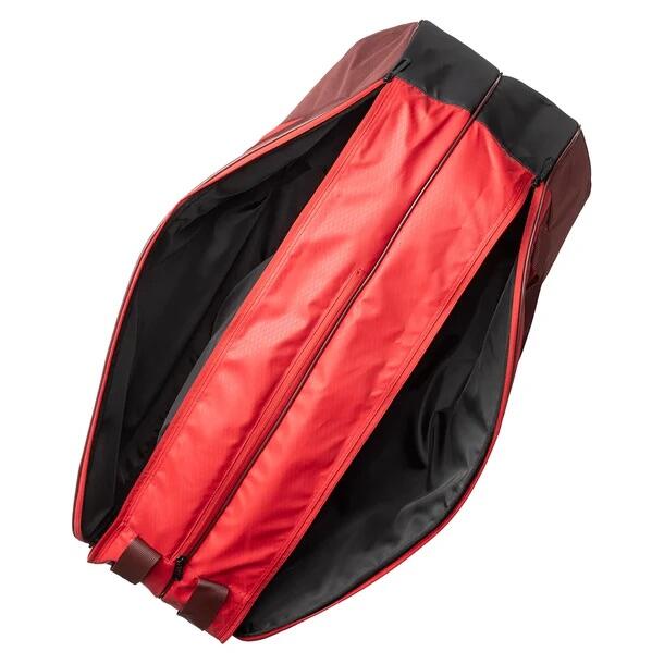 Borsa per racchette Team 6 giocatori Ruby Red 2/4