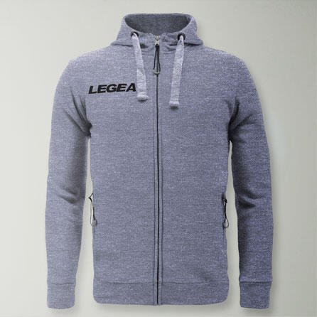 Fille Course Vêtement Sweat à Capuche Sarajevo Junior Gris Mélangé