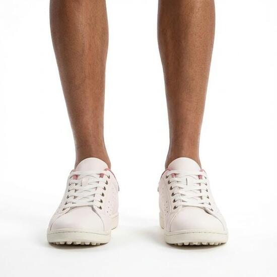 Buty Francy do futsalu na syntetyku biało-różowe