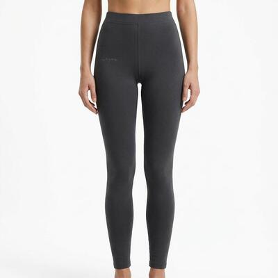 Yoga leggings dames van elastisch katoen koraal