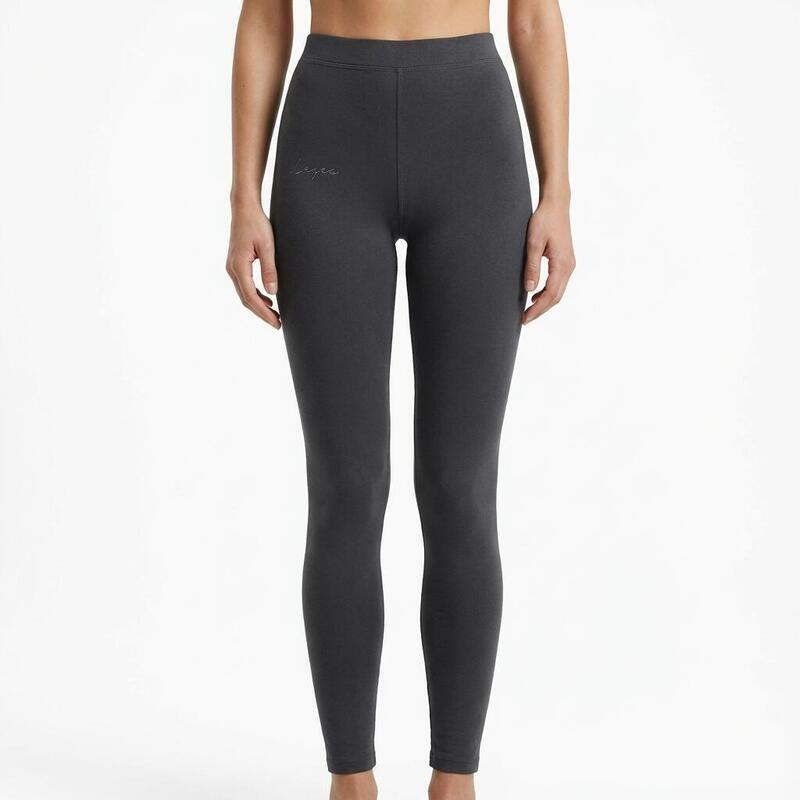 Femei Yoga Leggings Devery Bumbac Elasticizat Gri Închis