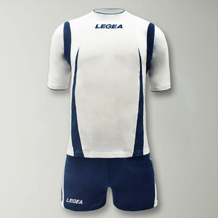 Trainingsfußballset Herren weiß-blau 2/4