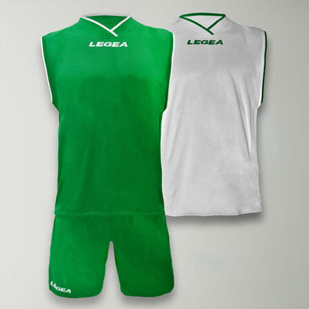 Kit da calcio per allenamento bianco-verde 2/4