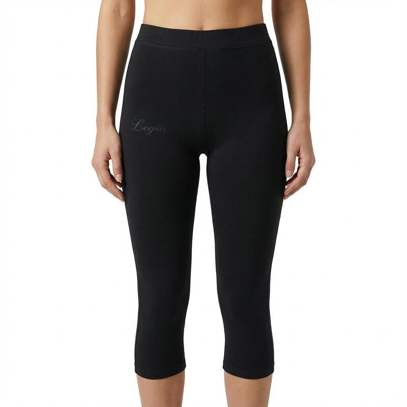 Bărbați Running Pinocchietto Cotone Elasticizzato Traspirant Grigio Închis