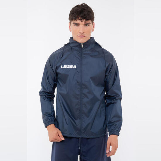 Homme Running Veste Imperméable Bleu