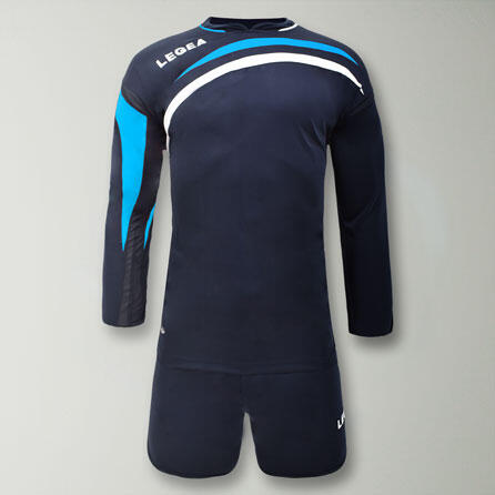 Fußballset Herren Training blau-himmelblau 2/2