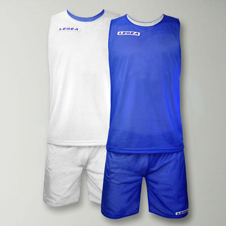 Heren Voetbal Trainingsset KIT DOUBLE Blauw-Wit 2/4