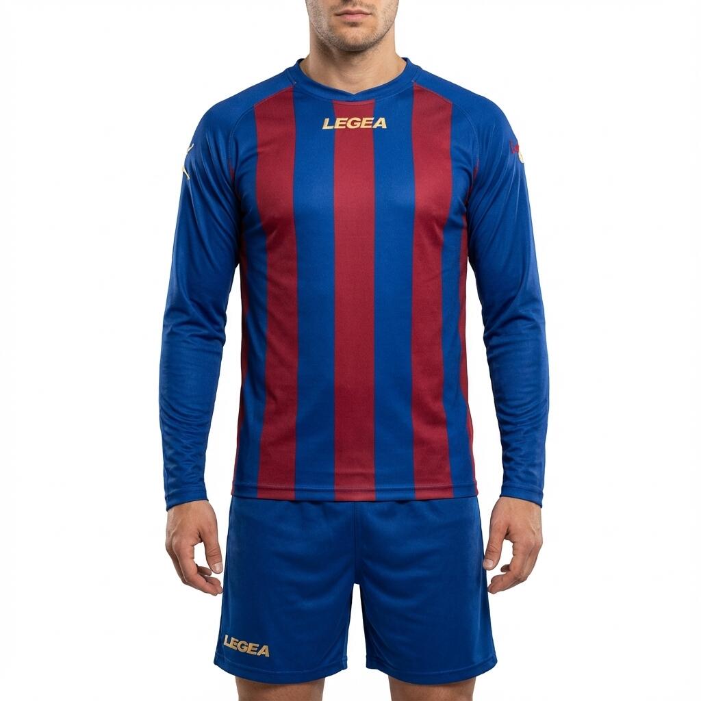 Men's Running Training Jacket KIT RIAD ML Blue-Red