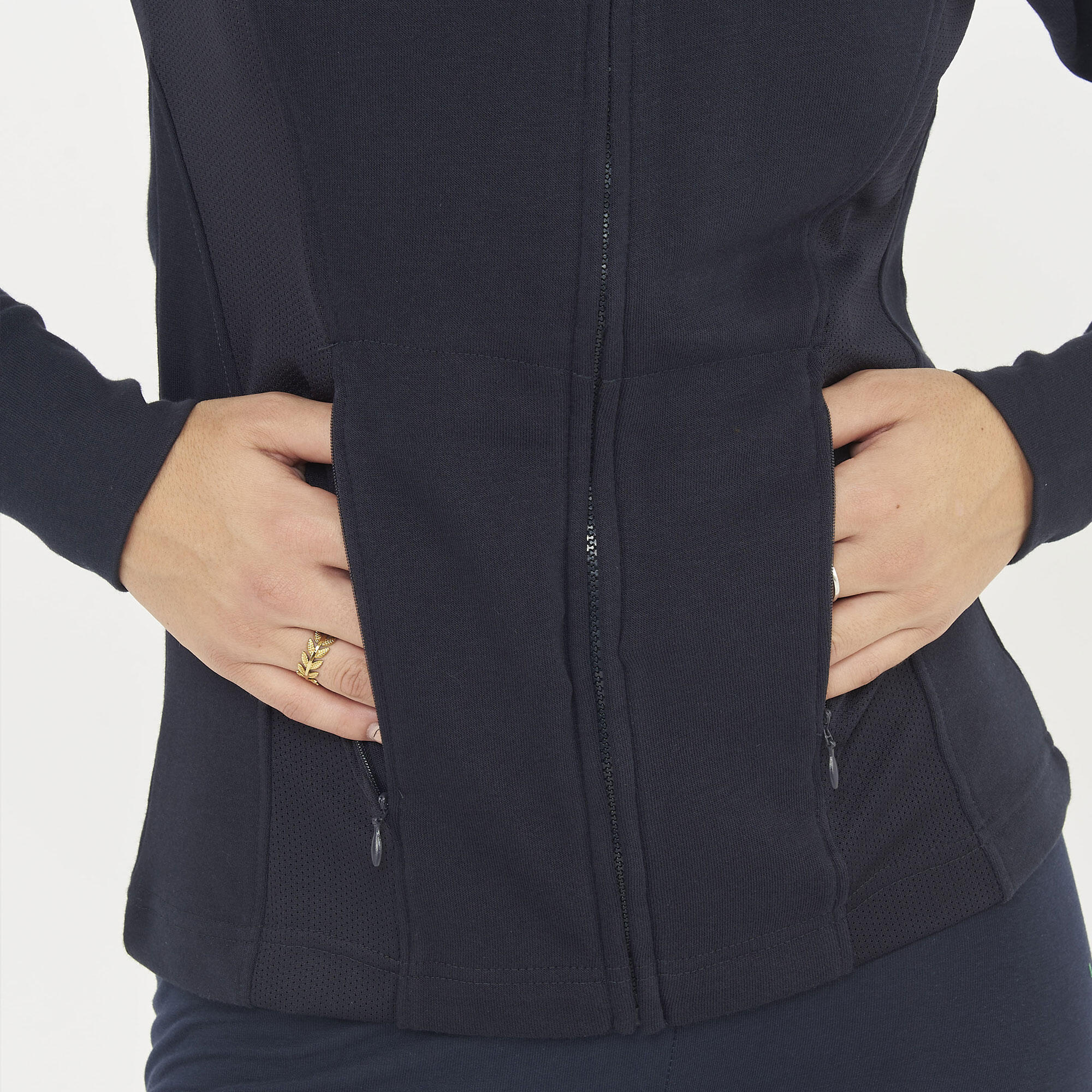 Femme Training Sweat à Capuche et Zip Dafne Bleu 5/6