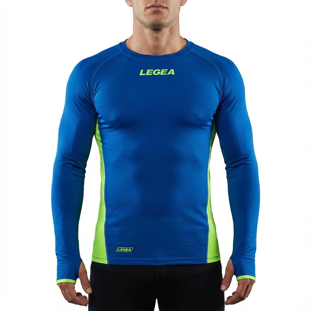 Men Running Sleeves ACT-SLEEVES ANTIC Light Blue-Fluo Green