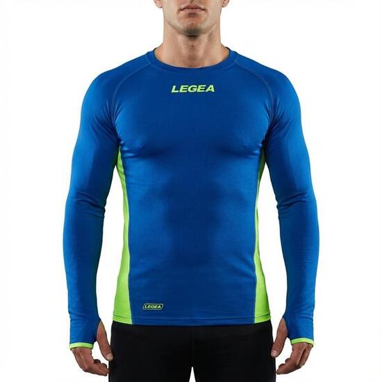 manicotti da running ACT-SLEEVES ANTIC blu chiaro-verde fluo