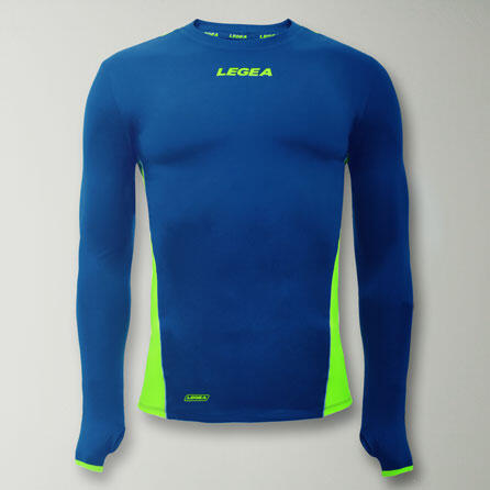 Mężczyzna Bieganie Rękawy ACT-SLEEVES ANTIC Jasnoniebieski-Fluo Zielony