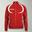 Femei Running Giacca Traspirante Zip Integrale Singapore Rosu