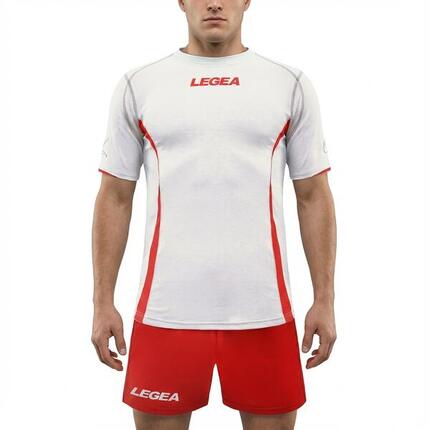 Homme Sport Tuta de réchauffement Piemonte Legea blanc-rouge