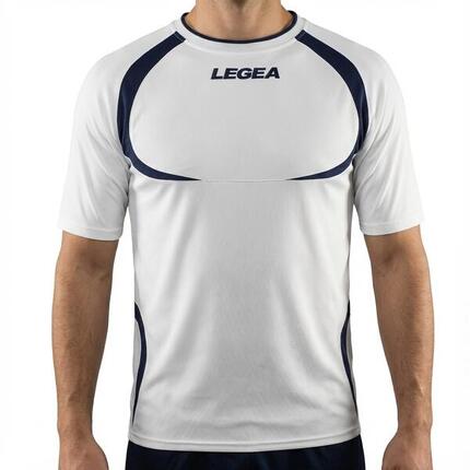 T-shirt de running homme à manches courtes respirant noir-blanc