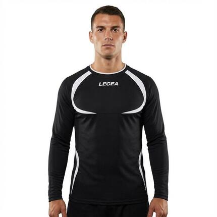 T-shirt de running Taipei ML respirante bleu-blanc