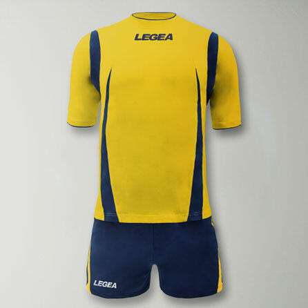 Trainingsfußballset Herren gelb-blau 2/4