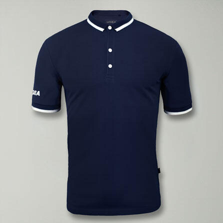 Homme Tennis Polo Manches Courtes Caractéristiques Clés Bleu-Blanc 2/4