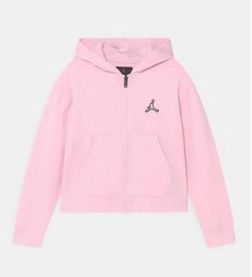JORDAN KIDS ESSENTIALS BOXY FZ HOODIE KIDS 45B731 A9Y PINK