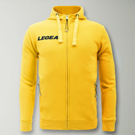 Fille Course Vêtement Sweat à Capuche Sarajevo Junior Full Zip Jaune