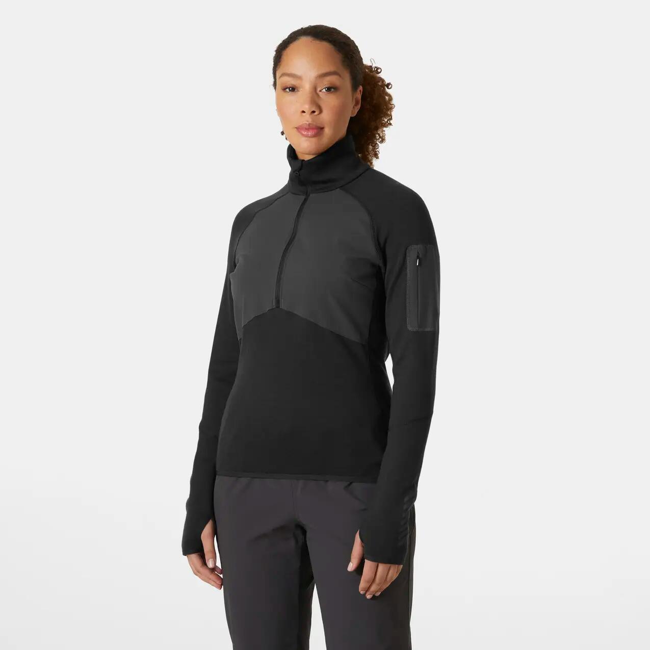 Sweatshirt 1/2 zip femme Helly Hansen Lifa Merino 2/6