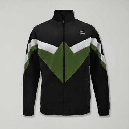 Giacca Loose da running outdoor leggera nero-ocra