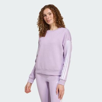 Essentials 3-stripes fleece sweatshirt