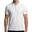 Barbati Sport Polo Cotone Elasticizat Traspirant Alb Polo Sud Silver