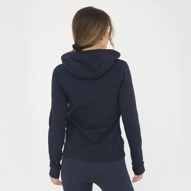 Femei Running Pulover Cotone Elasticizat Traspirant Bleu Layca