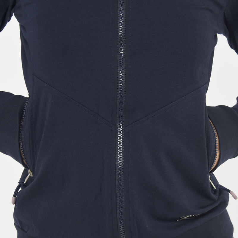 Femei Running Pulover Cotone Elasticizat Traspirant Bleu Layca