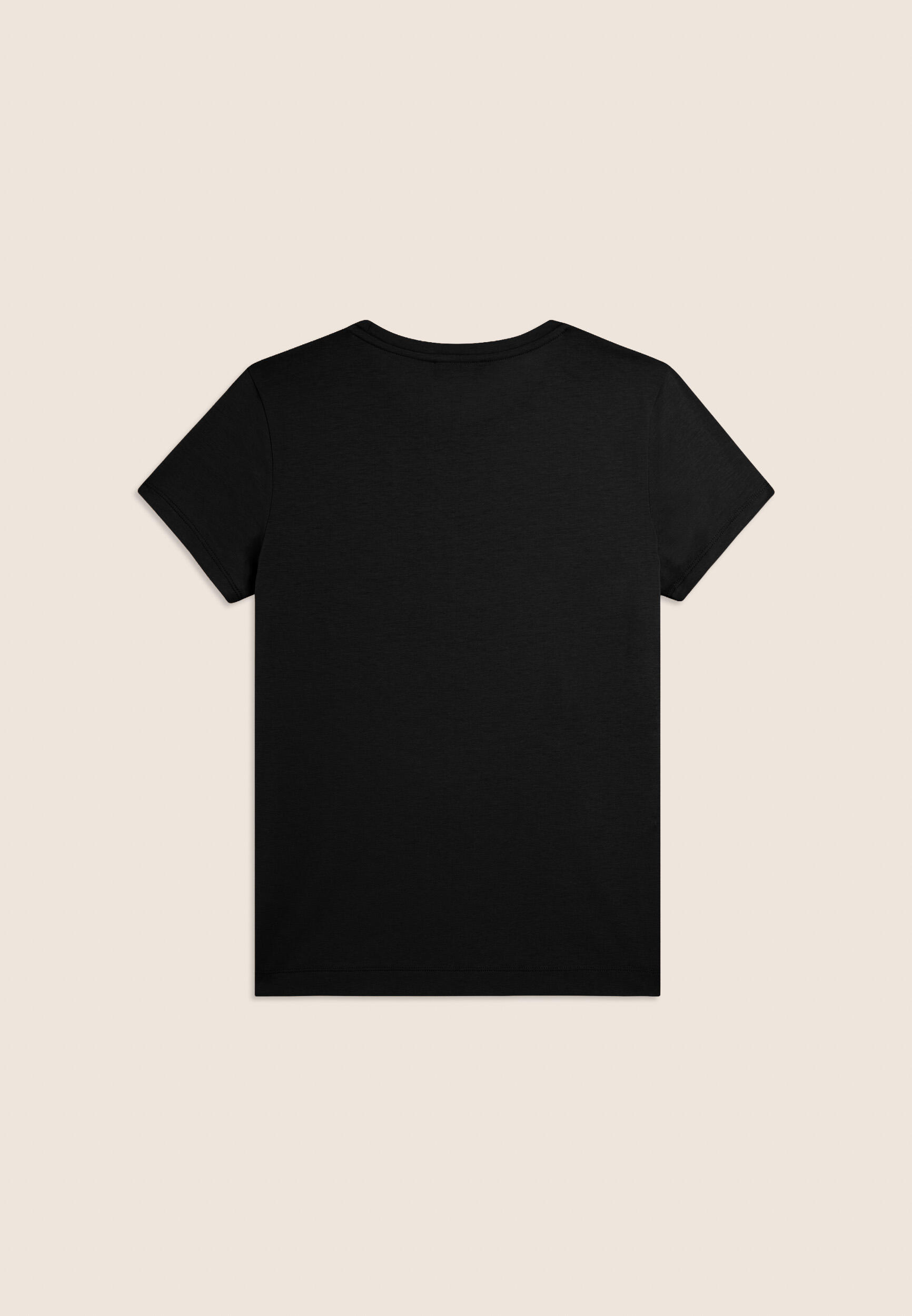 T-shirt met korte mouwen en FREDDY-logo in strass-steentjes 2/3