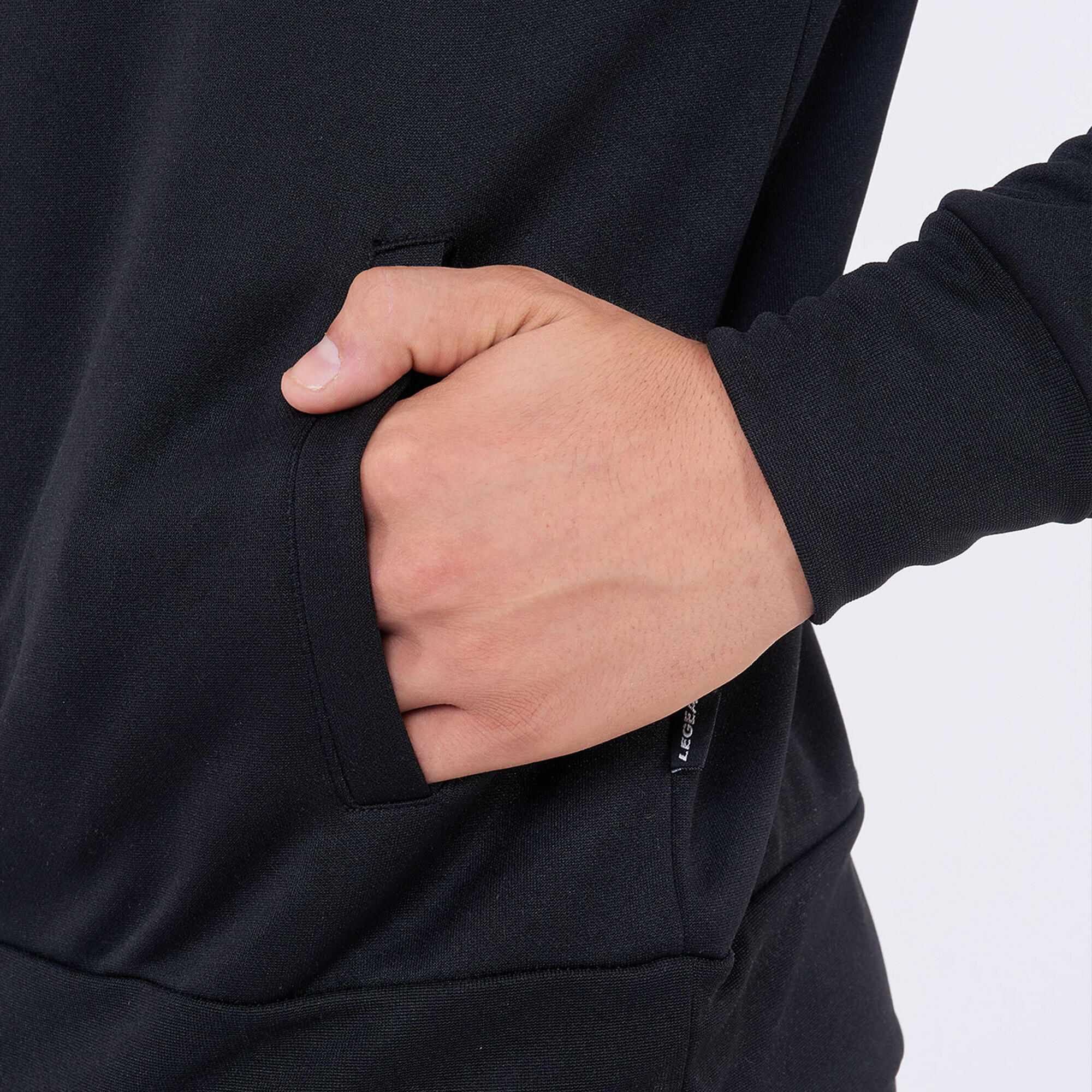 Femme Course Veste Légère avec Capuche Noir-Noir 4/6
