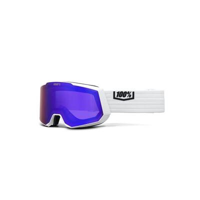 Skibril snow goggle snowcraft xl hiper, wit-paars ml mirror