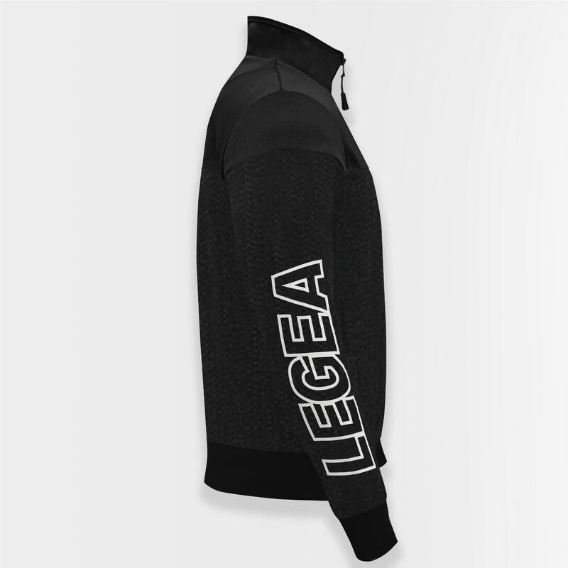 Bărbați Running Giacca Illinois Traspirant cu Cappuccio Negru-Alb