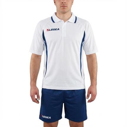 Homme Tennis Ensemble T-shirt et Short Blanc-Bleu