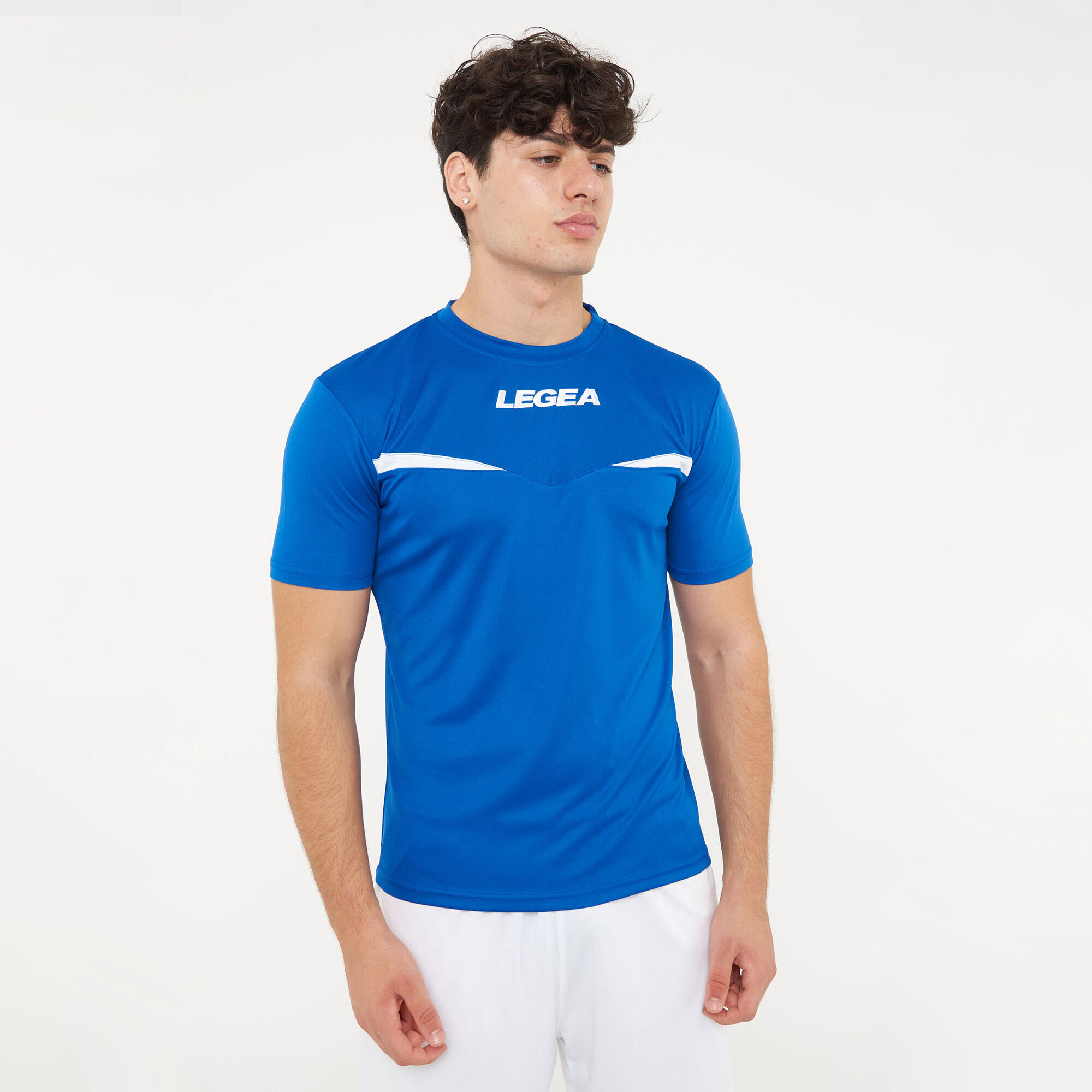 Femei Running Maglia Traspiranta Azzurro Albă Pristina MC