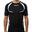 Barbati Running Tricou Manica Scurta Traspirant Negru Alb