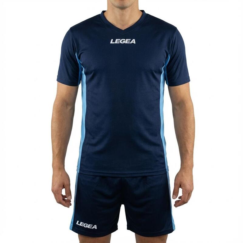 Bărbați Fotbal Kit antrenament respirabil albastru-celeste