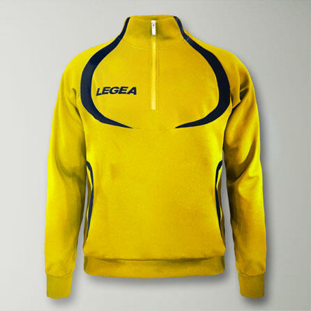 Veste de course pour homme Algérie avec capuche jaune-bleu 2/4