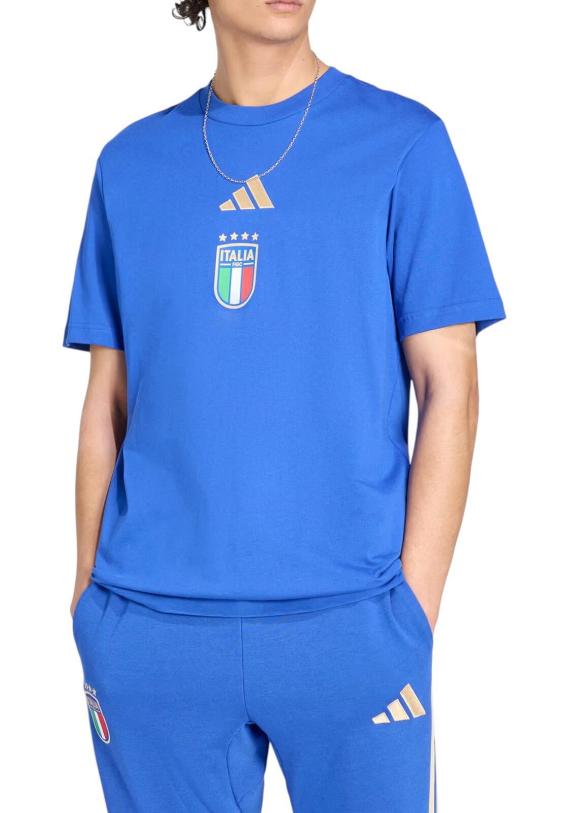 Figc Italia T-shirt Adidas Dna Graphic 2/4