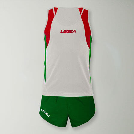 Conjunto de treino e aquecimento branco-verde Honolulu 2/2
