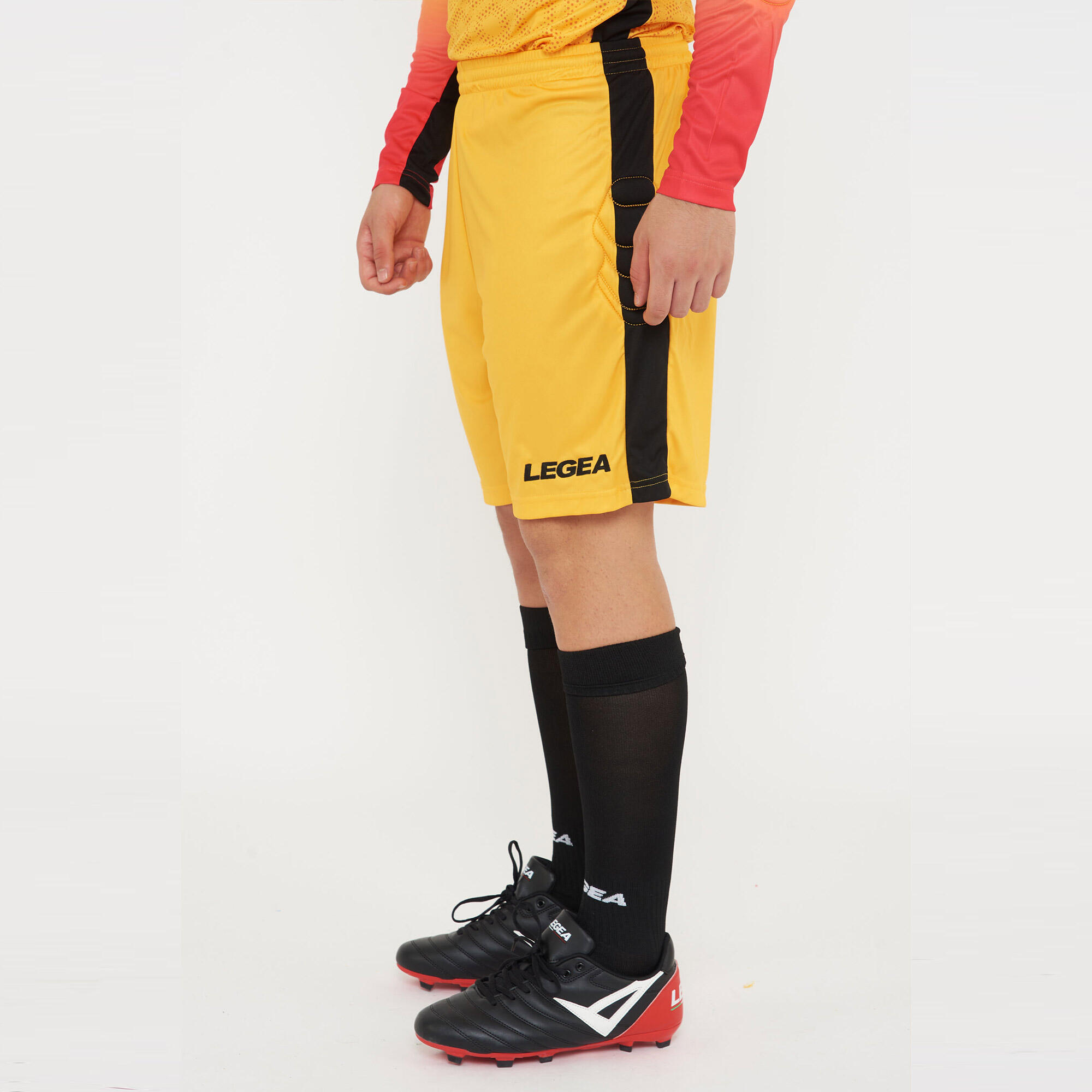 Doelman Voetbal Kit Ademend San Memes Geel 5/7