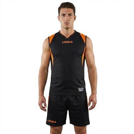 Ensemble de Football Homme Detroit Orange-Noir