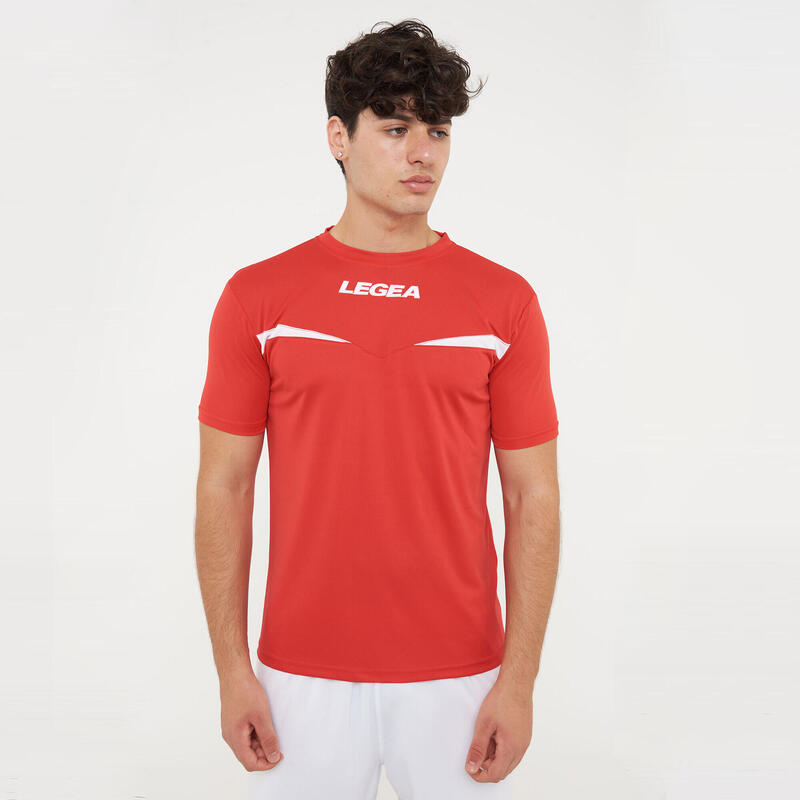 Femei Running Tricou Traspirant Rosu Alb Pristina MC